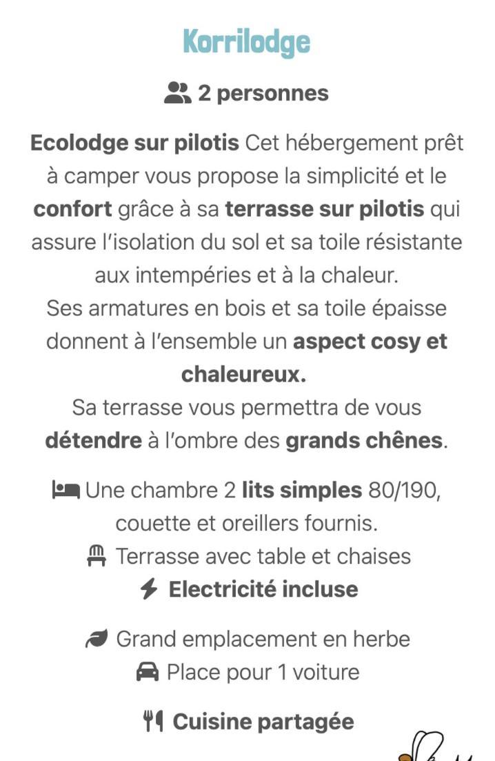 Camping Le Val Aux Fees - Broceliande Concoret Экстерьер фото