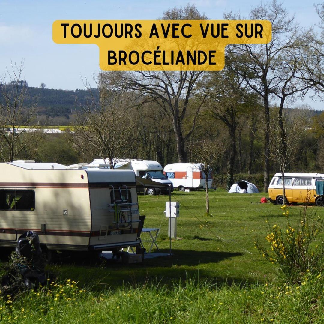 Camping Le Val Aux Fees - Broceliande Concoret Экстерьер фото