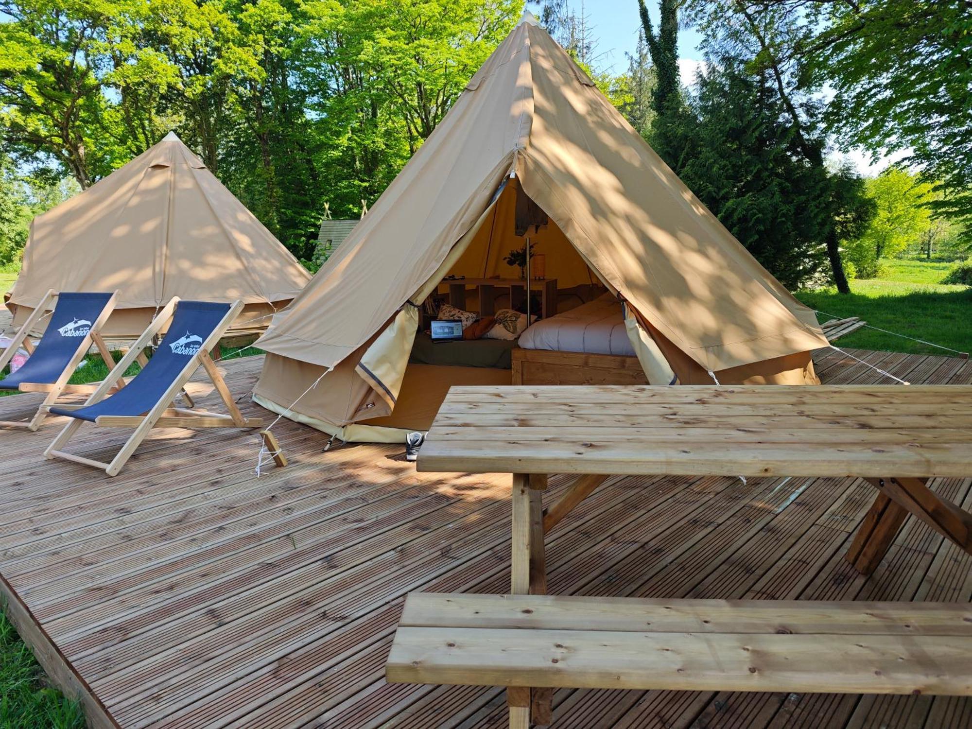 Camping Le Val Aux Fees - Broceliande Concoret Номер фото